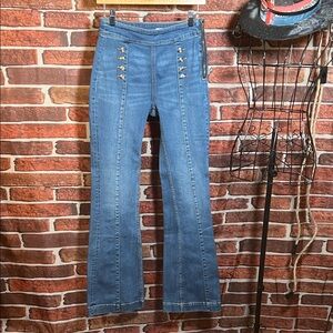 👖 Pilco and the Letterpress Sailor Style Blue Jeans — Medium Wash — Sz 27 / R